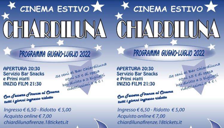 Evento Cinema estivo Chiardiluna Cinema Chiardiluna