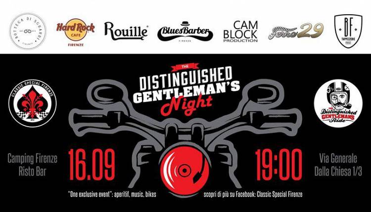 Evento The Distinguished Gentleman's Night Camping Firenze
