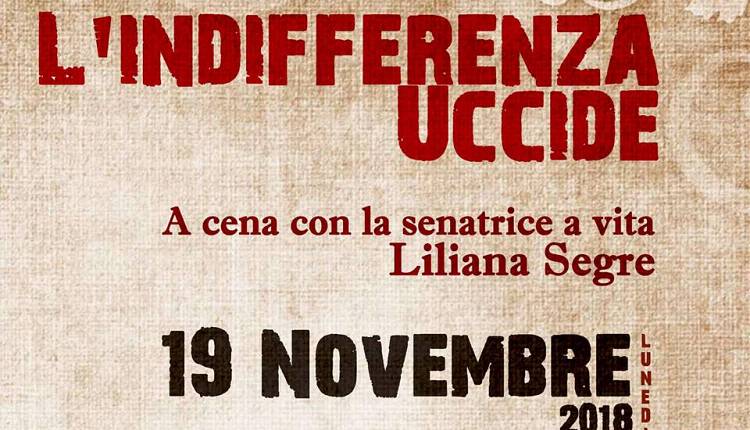 Evento ​L'indifferenza uccide, a cena con Liliana Segre Casa del Popolo di Settignano