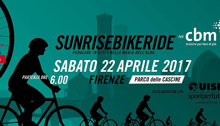 Evento Sunrise BikeRide - Pedalata all'alba 2017 Parco delle Cascine