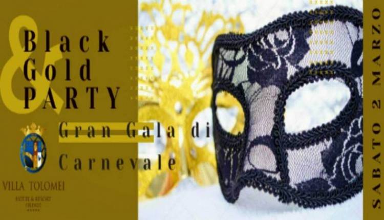 Evento Black and Gold Party: Gran Galà di Carnevale Villa Tolomei Hotel & Resort