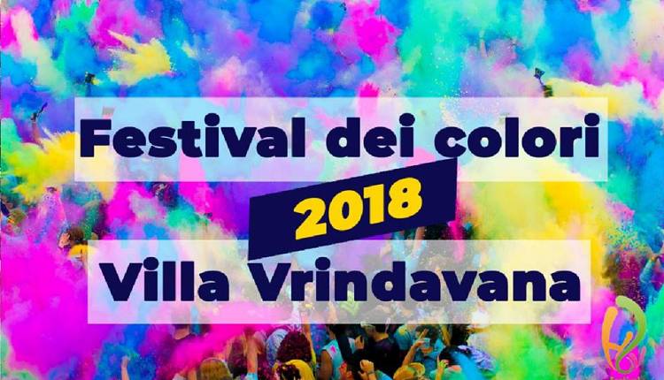 Evento Festival dei Colori Villa Vrindavana Iskcon
