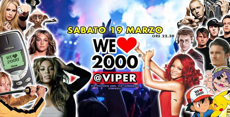 We love 2000® Party - La prima festa anni 2000 d'Italia