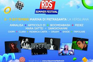 Rds Summer Festival a Marina di Pietrasanta