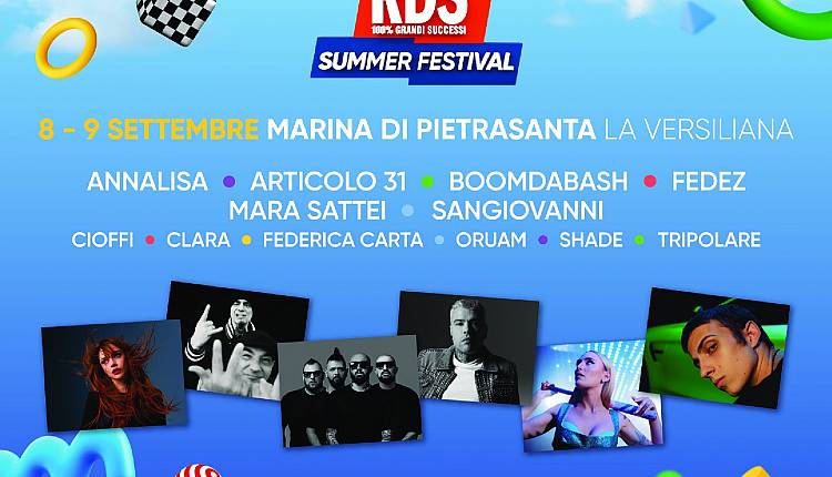 Rds Summer Festival a Marina di Pietrasanta