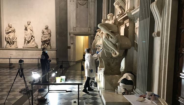 Ultimato il restauro della Sagrestia Nuova di Michelangelo
