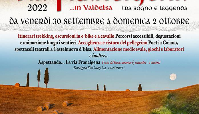 Via Francigena: festival lungo il tracciato in Valdelsa