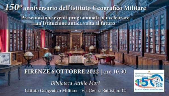 Domani conferenza stampa per il 150° dell'Istituto Geografico Militare
