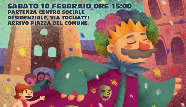 Re Carnevale a Lastra a Signa poi merenda a Villa Caruso
