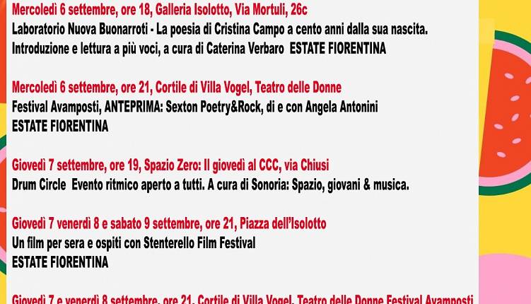 Firenze: eventi nel Quartiere 4 per i cittadini di ogni età