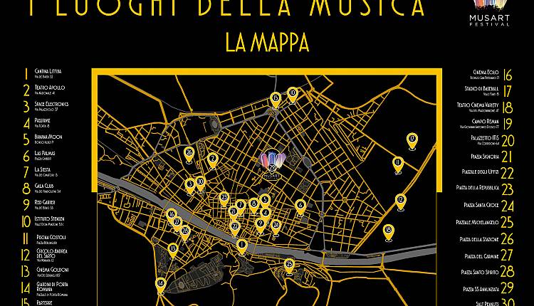 Luoghi della musica, a Firenze un tour speciale 