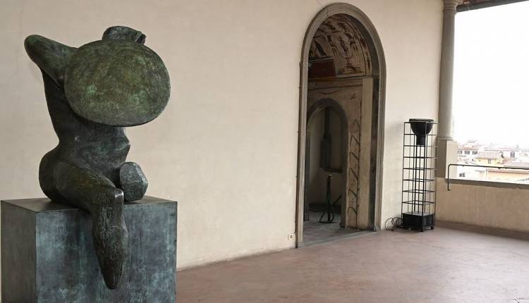 Il Guerriero con Scudo di Henry Moore in Palazzo Vecchio per sempre