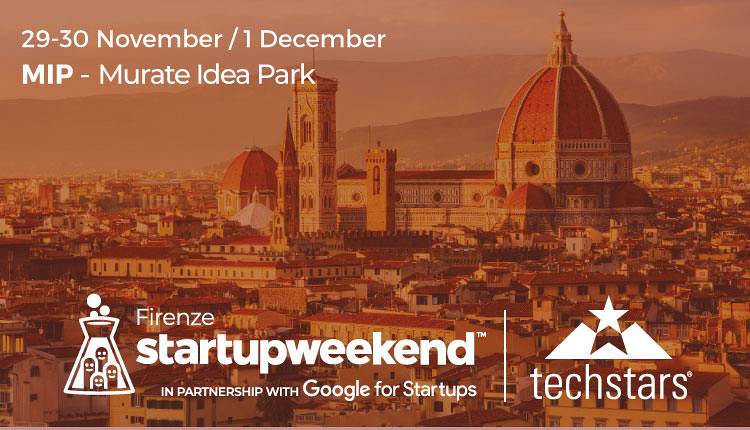 Evento  Techstars Startup Weekend Firenze Murate Idea Park