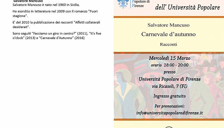 Evento I Mercoledì dell'Università Popolare  Università Popolare di Firenze