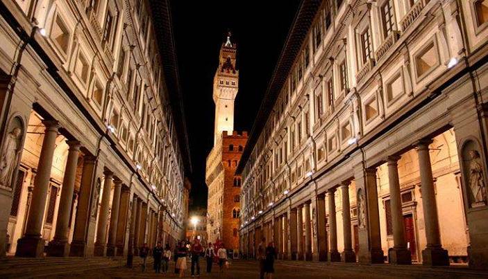 Evento Uffizi by Night con Florentiart Galleria degli Uffizi