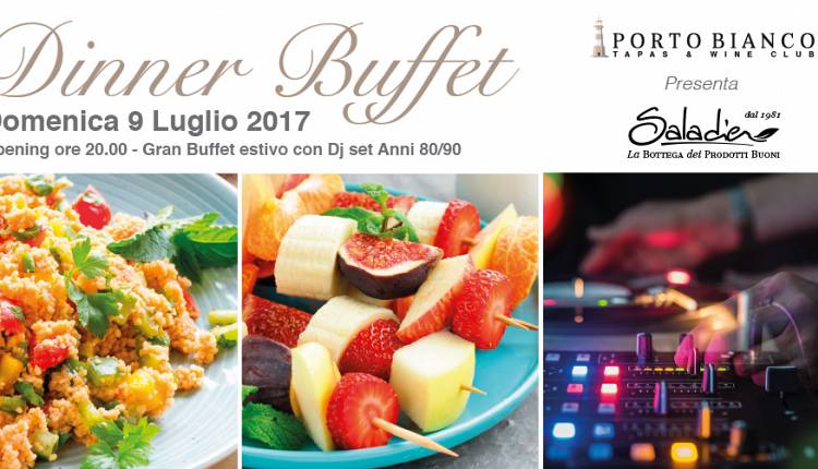 Evento Dinner buffet PortoBianco Tapas & Wine Club