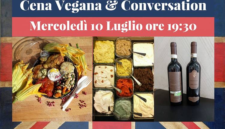 Evento Cena Vegana & Open Conversation  English Well Spoken