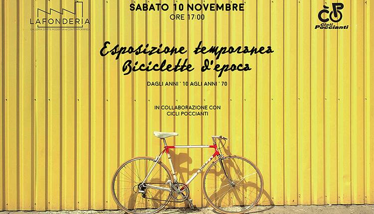Evento Biciclette d'epoca Galleria d'arte La Fonderia