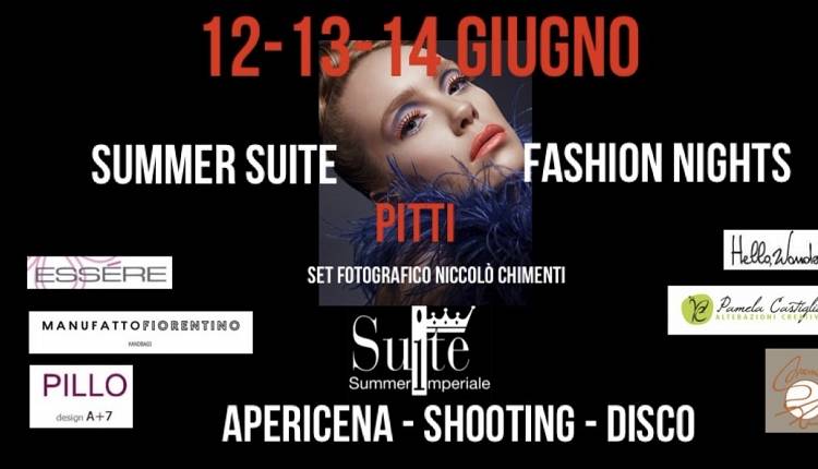 Evento Summer Suite Pitti Fashion Nights  Summer suite