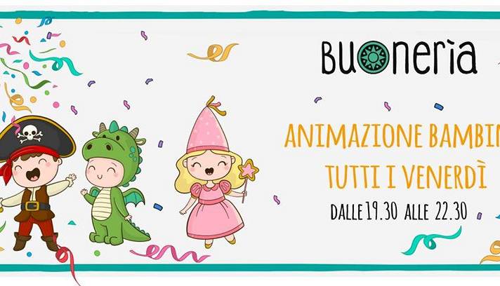Evento Animazione per bambini alla Buonerìa Buonerìa