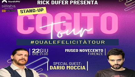 Evento Stand Up Cogito Tour, 2a edizione Museo Novecento