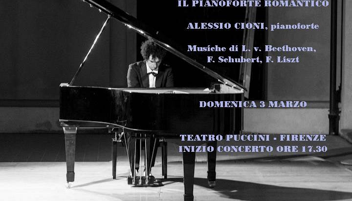 Evento Il Pianoforte Romantico: Recital di Alessio Cioni Teatro Puccini