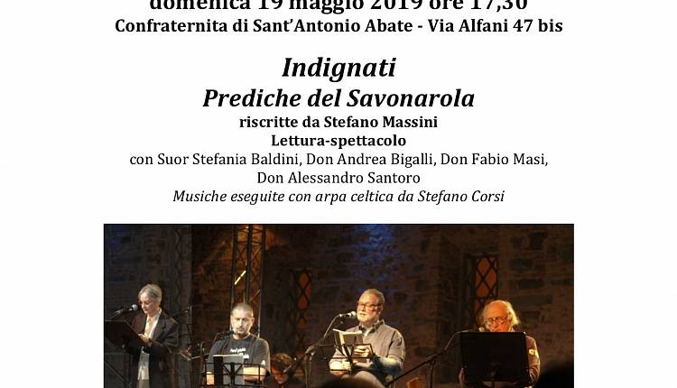 Evento Indignati - Prediche del Savonarola Confraternita di Sant'Antonio Abate
