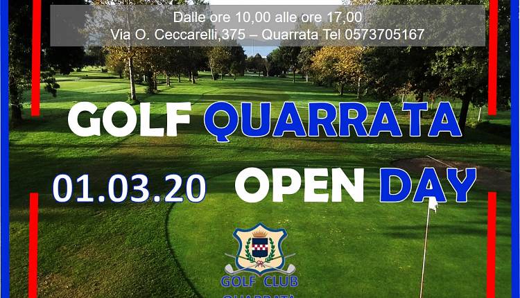 Evento Golf Quarrata - Open Day A.S.D. GOLF CLUB QUARRATA