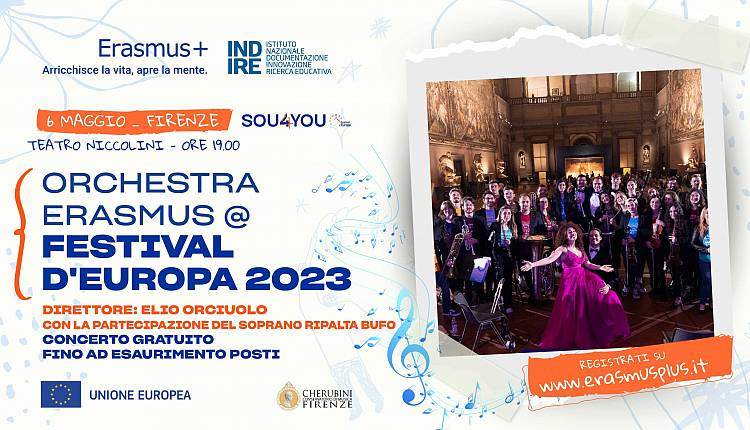 Evento Orchestra Erasmus: Festival d’Europa 2023 Teatro Niccolini