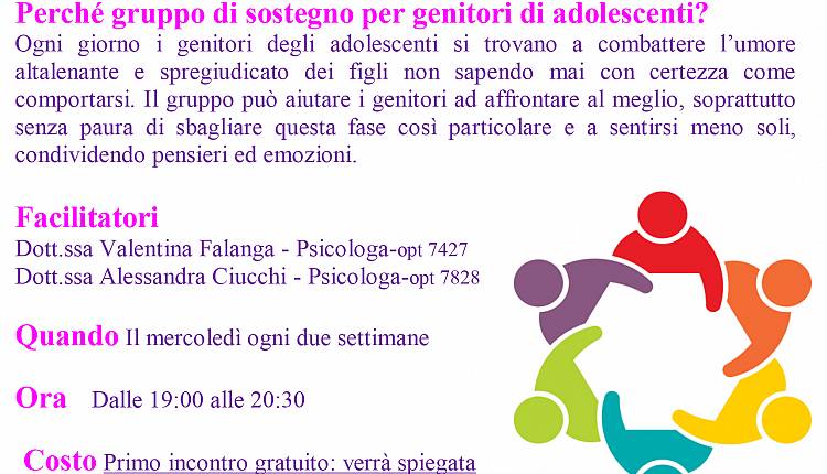 Evento Sos adolescenti Studio di Psicologia Valentina Falanga