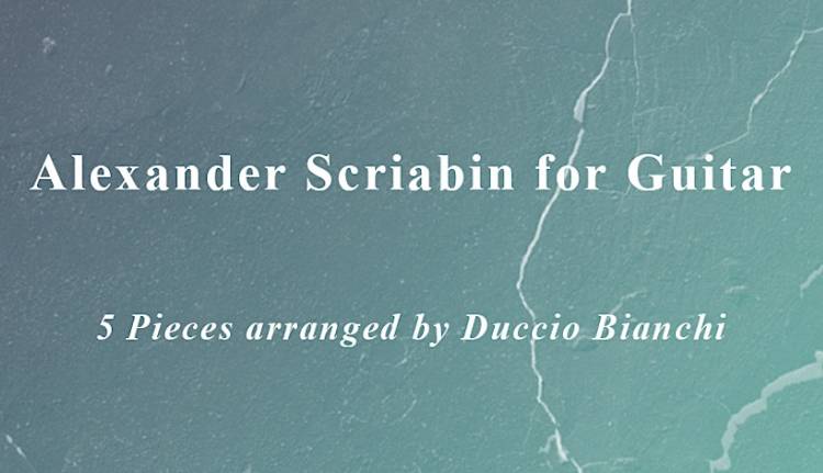 Evento Scriabin per chitarra Dischi Fenice