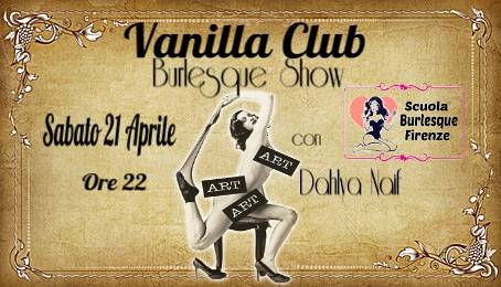 Evento Burlesque Show! Vanilla Club