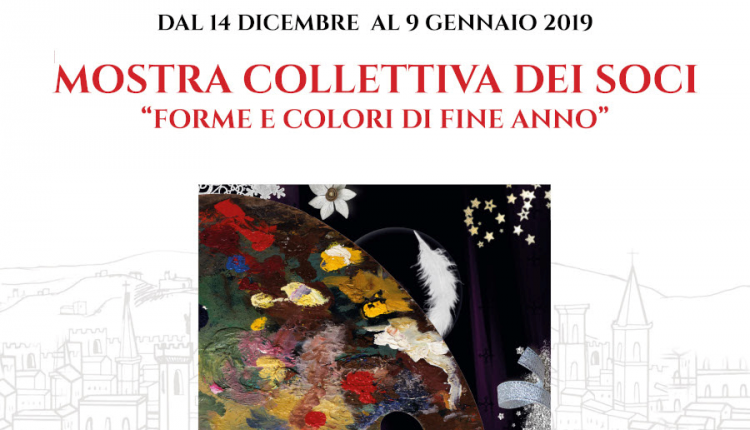 Evento Forme e Colori di fine anno - Mostra collettiva dei soci 