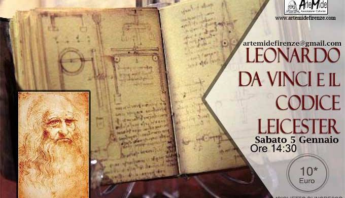 Evento Leonardo da Vinci e il Codice Leicester Galleria degli Uffizi