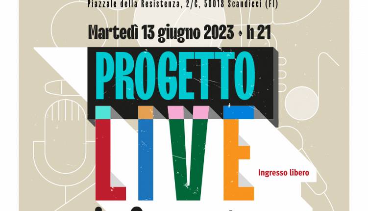 Evento Progetto Live in concerto a Scandicci Centro Rogers