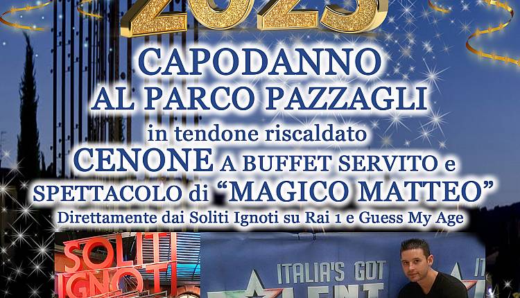 Evento Capodanno 2023 al Parco Pazzagli Parco d'Arte Enzo Pazzagli