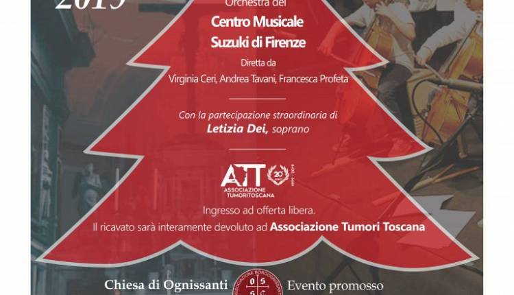 Evento Concerto di Natale per l'Associazione Tumori Toscana Chiesa di Ognissanti