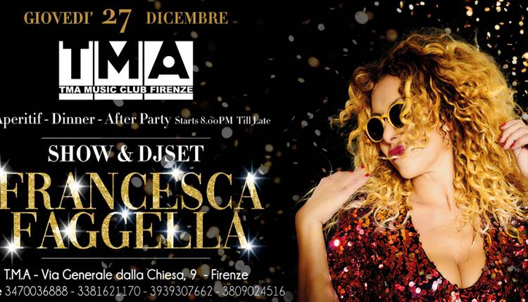 Evento FRANCESCA FAGGELLA E “ GLOSS & GLITTERS “ TOUR Terrazza Martini