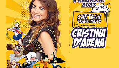 Evento Cristina D'avena, Cartoon Trash Party Viper Theatre
