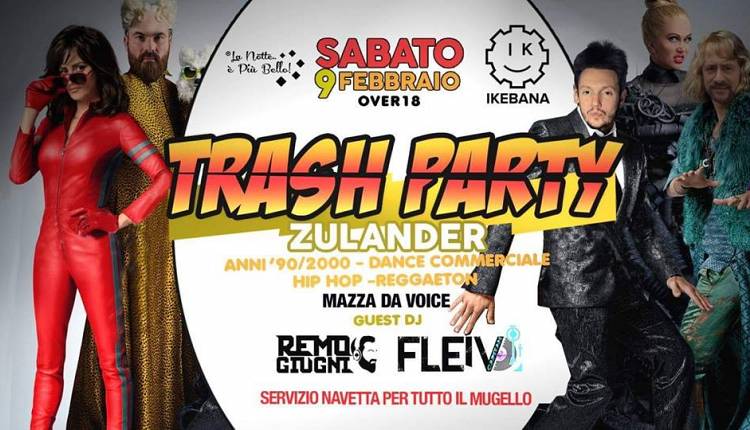 Evento Zulander- Trash Party  Officina Ikebana 