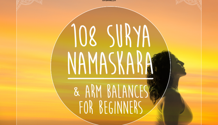 Evento 108 Surya Namaskara & Arm Balances for Beginners  Sala delle Vetrate