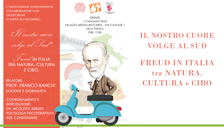 Evento Freud in Italia tra natura, cultura e cibo Palazzo Medici Riccardi
