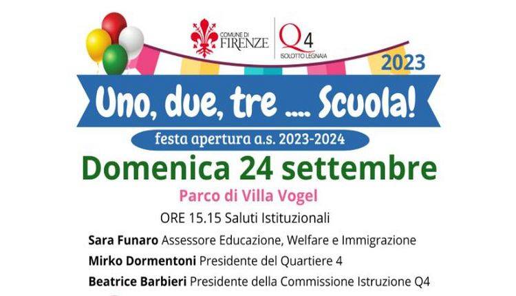 Evento Uno, due, tre… Scuola! Parco di Villa Vogel