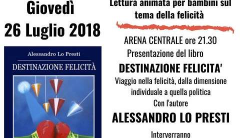 Evento Destinazione felicità di Alessandro Lo Presti Castelfiorentino
