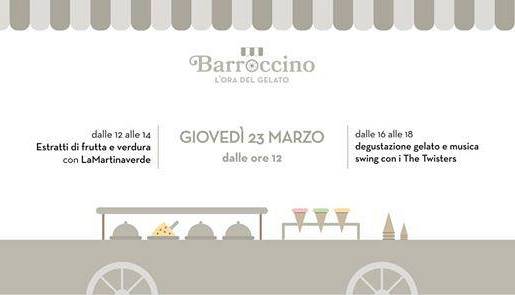 Evento Inaugurazione Barroccino - L'ora del gelato Barroccino