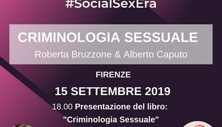Evento Criminologia sessuale di Roberta Bruzzone e Alberto Caputo Villa La Loggia