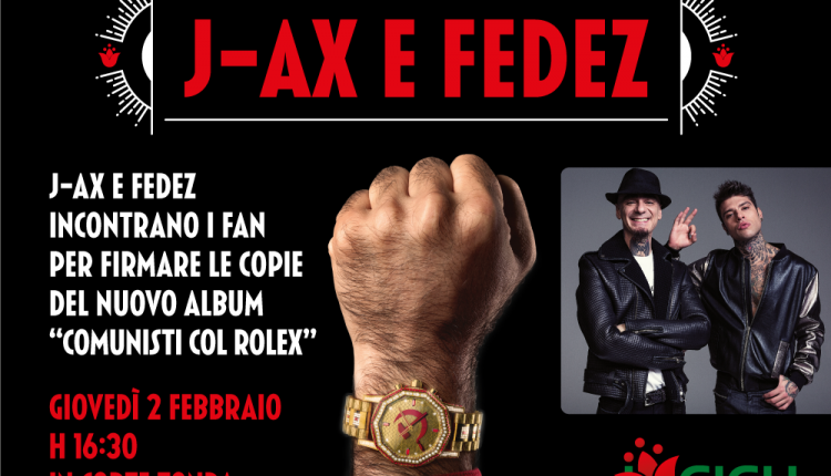 Evento J Ax e Fedez incontrano i fan Centro Commerciale I Gigli