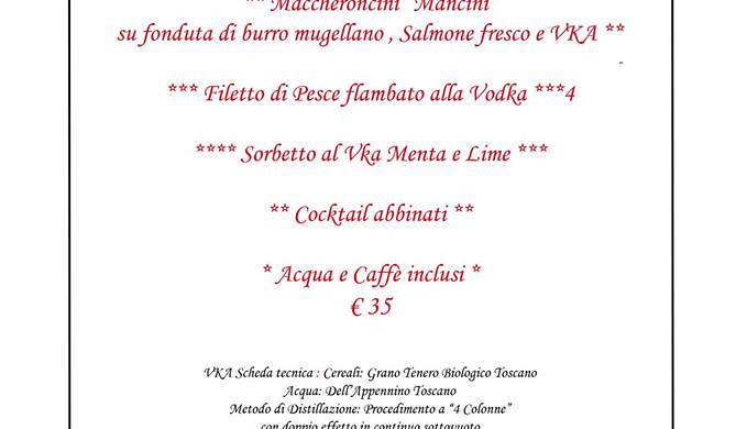 Evento Inferno e VKA: cibo e cocktail Ristorante Inferno