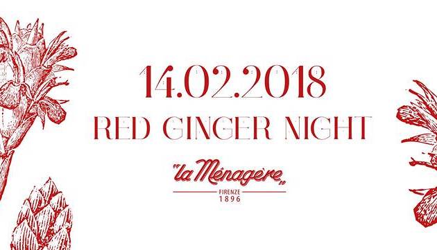 Evento Red Ginger Night - San Valentino La Ménagère 