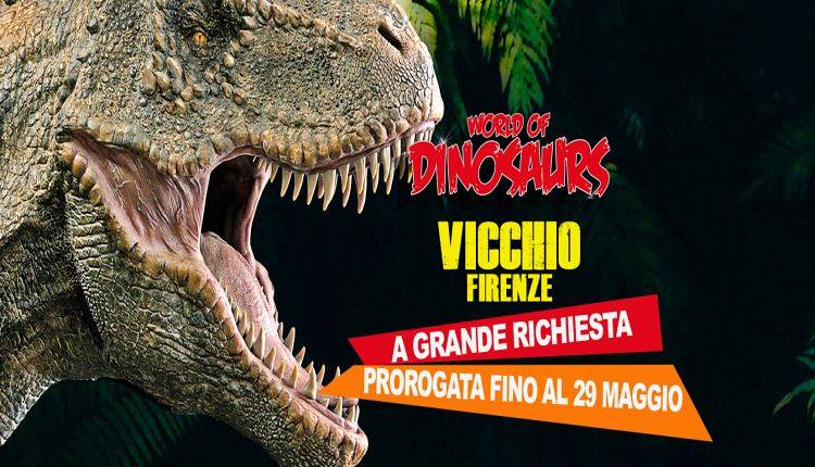 Evento Pasqua e Pasquetta con i Dinosauri World Of Dinosaurs c/o Campeggio Piscine di Vicchio